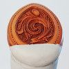 Half Breed Vaquero Wade Saddle by Keith Valley Specs: Wade tree by Rick Reed 15 & 1/2 inch seat, Gullet - 7 & 1/2H X 6 & 1/4W X 4, 93 Degree Bars, Horn - 3 & 5/8ths high X 4 & 1/2 Guatelajara, Cantle - 4&1/2 inches high X 12&1/2 inches wide, Cheyenne Roll - 1 & 3/4 inches, 7/8ths flat plate riggin. Sporting Keith's Vaquero Border with Sheridan Floral tooling within, Stainless Steel Hardware - by Harwood, 4 inch Monel Stirrups, Santa Barbara twisted for easy handling, Vaquero outside stirrup leathers, 100% handmade Mohair Roper Cinch, Hand cut 7 foot latigos for both sides. Made for a special order - **SOLD** but we take orders.